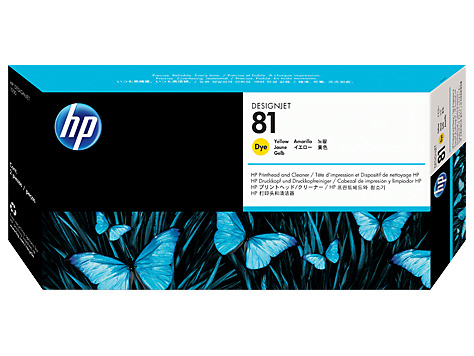 

Печатающая головка желтый HP Inc. 81, C4953A