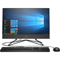 Моноблок HP 200 G4 21.5" Full HD i5 1235U (1.3) 16Gb SSD512Gb Iris Xe DVDRW CR FreeDOS GbitEth WiFi BT 65W клавиатура мышь Cam черный 1920x1080
