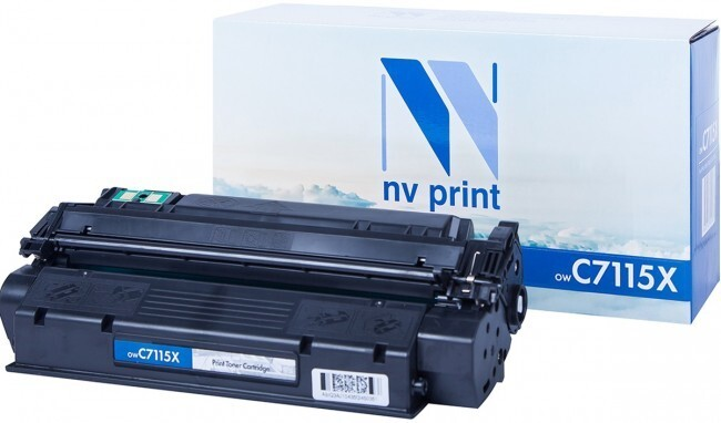 Картридж черный NVPrint LaserJet, NV-C7115X