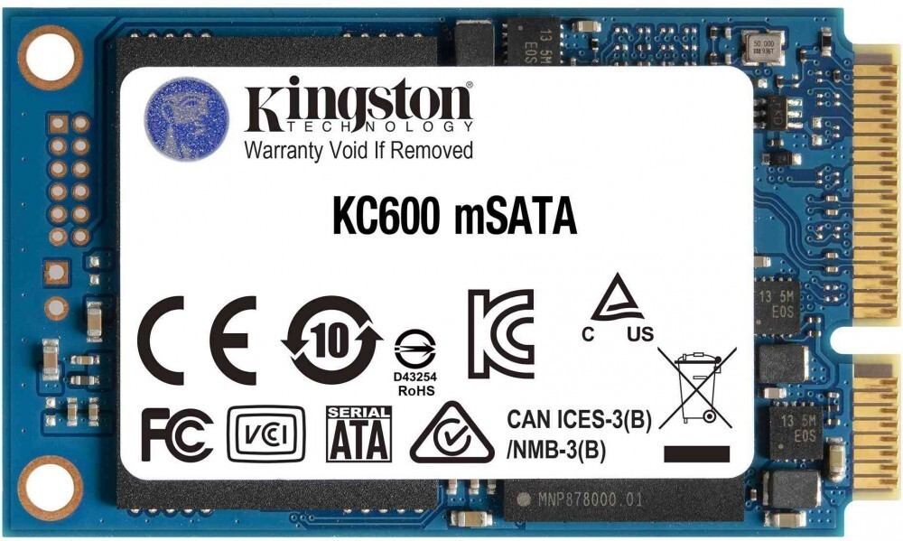 Внутренний твердотельный накопитель Kingston KC600 512GB