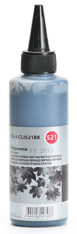 

Чернильница черный Cactus CS-I-CLI521BK
