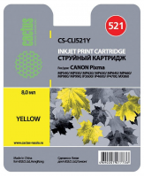 Картридж желтый Cactus CS-CLI521Y