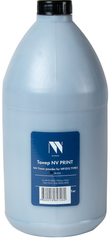 

Тонер черный NVPrint для HP, NV-HP1215-TYPE1-1KBK