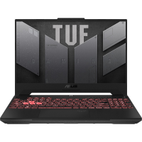 Ноутбук Asus TUF Gaming FA507NV-LP023 Ryzen 7 7735HS 16Gb SSD512Gb NVIDIA GeForce RTX4060 8Gb 15.6" IPS FHD (1920x1080) noOS grey WiFi BT Cam (90NR0E85-M002A0)