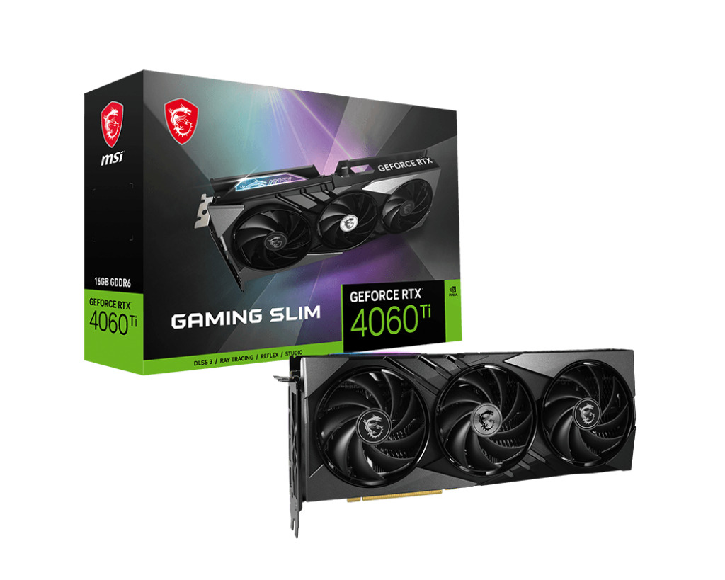 

Видеокарта MSI GeForce RTX 4060 Ti 16 Б Retail