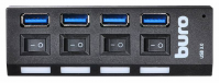USB-концентратор Buro BU-HUB4-U3.0