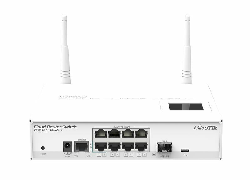 

Коммутатор MikroTik CRS109-8G-1S-2HND-IN