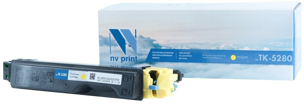 

Тонер-картридж желтый NVPrint для Kyocera, NV-TK-5280Y