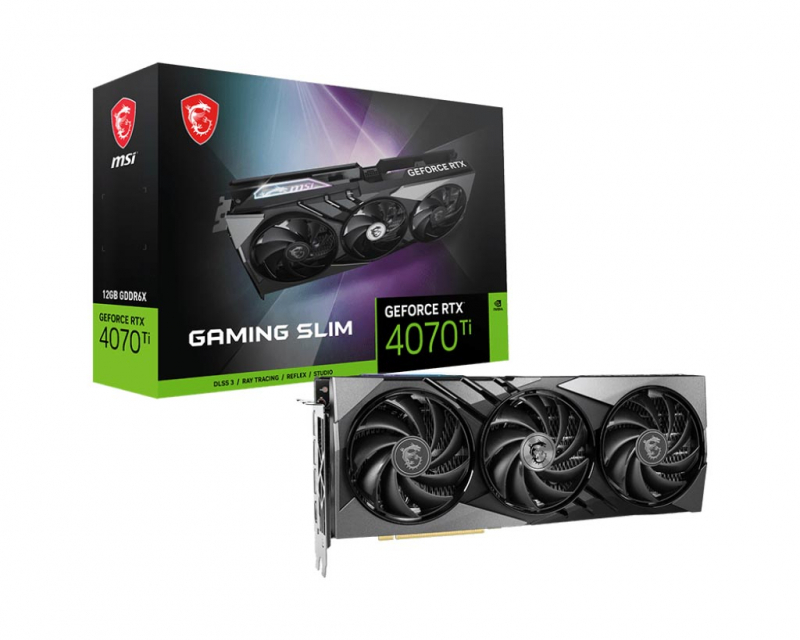 

Видеокарта MSI GeForce RTX 4070 Ti 12 Б Retail