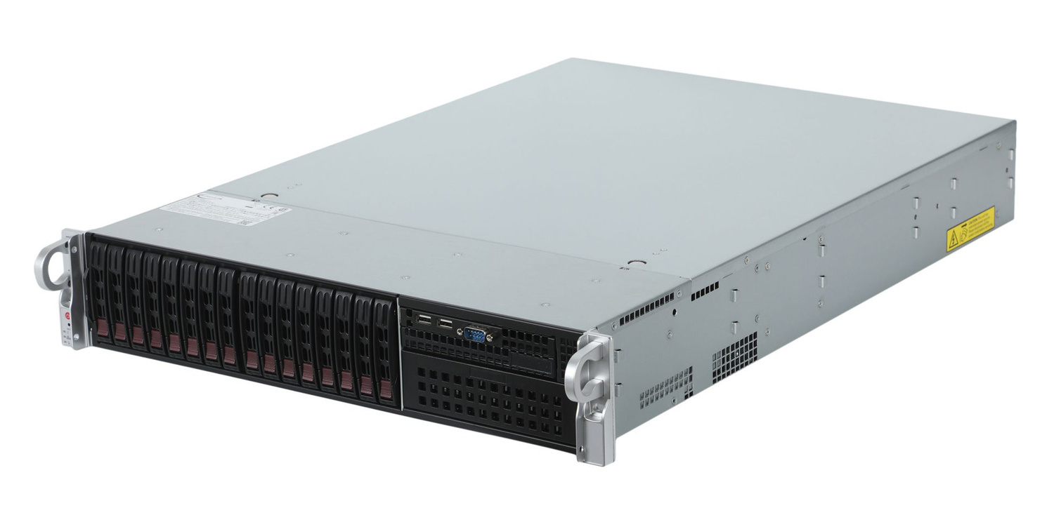 Сервер IRU Rock s2216p 2x6126 4x64Gb 2x480Gb SSD 2x1200W w/o OS (2011435)