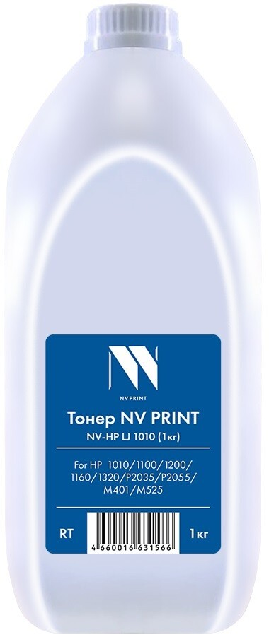 Тонер черный NVPrint для HP, NV-HP LJ 1010 (1кг)