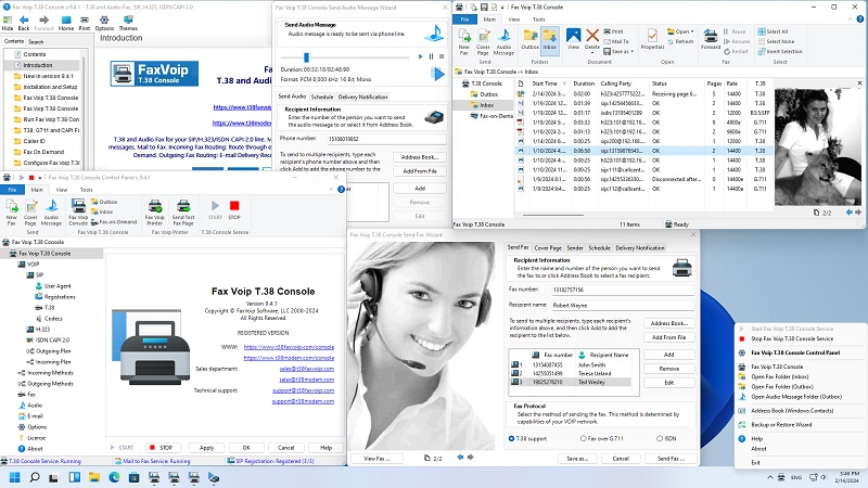Fax Voip T.38 Console 9.4.1