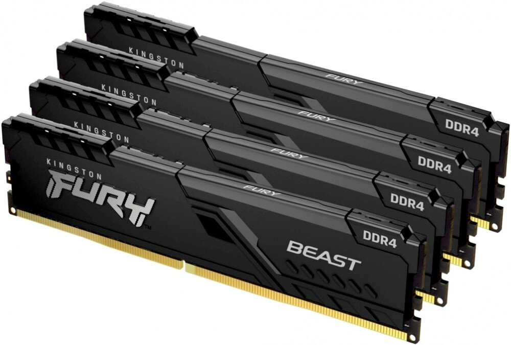 

Оперативная память Kingston FURY Beast Black KF426C16BBK4/128