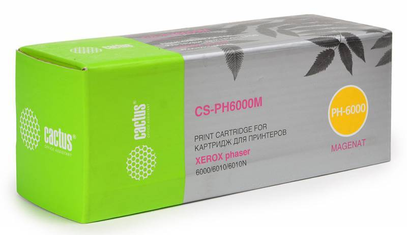

Тонер-картридж пурпурный Cactus CS-PH6000M
