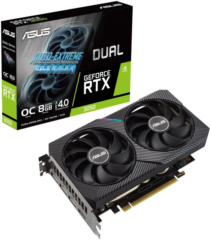 

Видеокарта ASUS GeForce RTX 3050 8 Б Retail