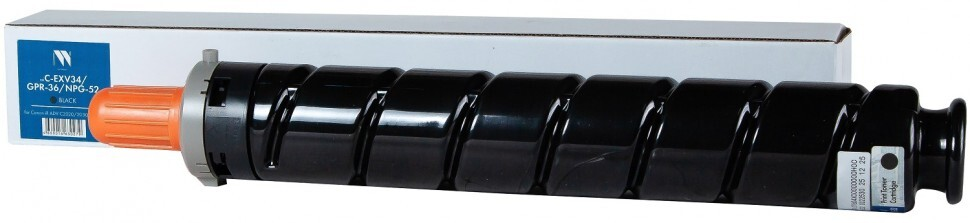 

Тонер-картридж черный NVPrint для Canon, NV-CEXV34/GPR36/NPG52BK