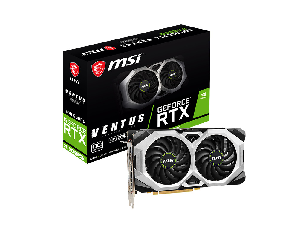 

Видеокарта MSI GeForce RTX 2060 Super 8 Б Retail