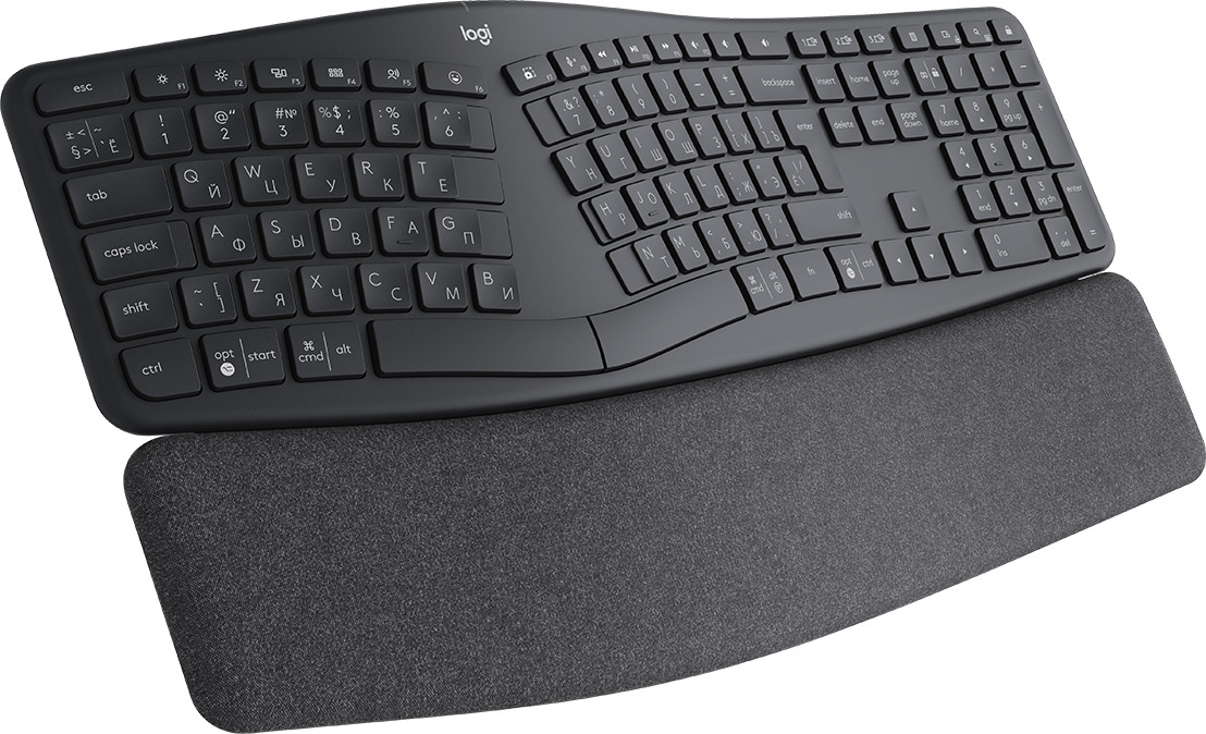 Logitech Wireless Keyboard  ERGO K860-GRAPHITE