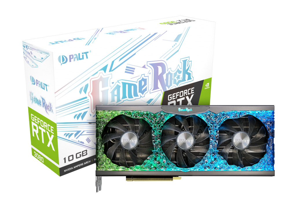 

Видеокарта Palit GeForce RTX 3080 10 Б Retail LHR (вскрытая упаковка)