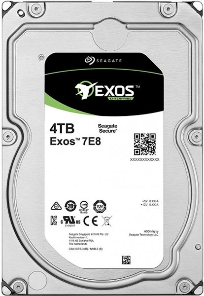 

Жесткий диск SEAGATE Exos 7E8 3.5 4Tb 7.2K SAS 12Gb/s