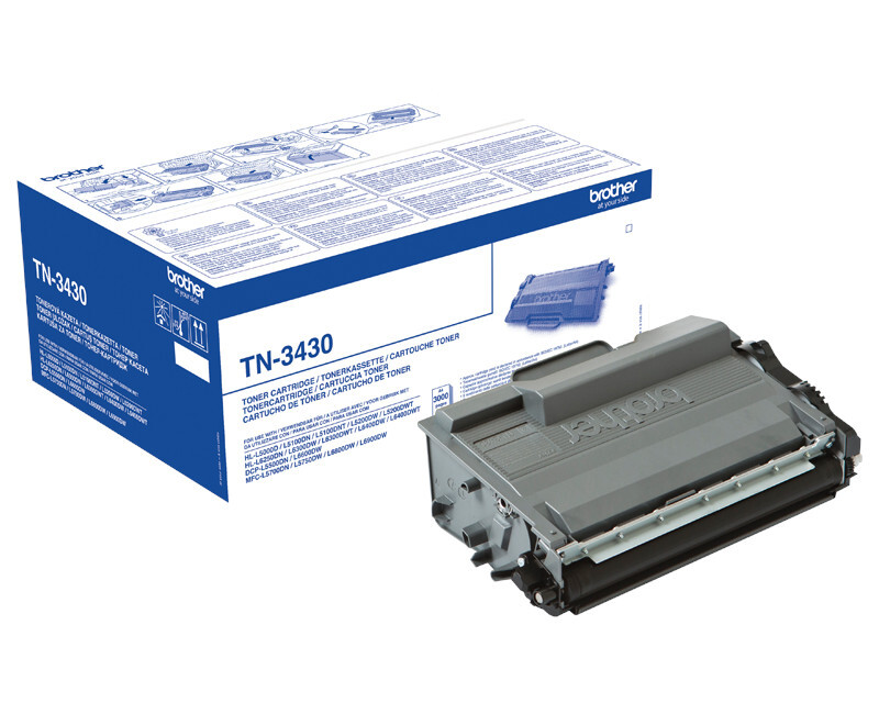 

Тонер-картридж черный Brother TN3430