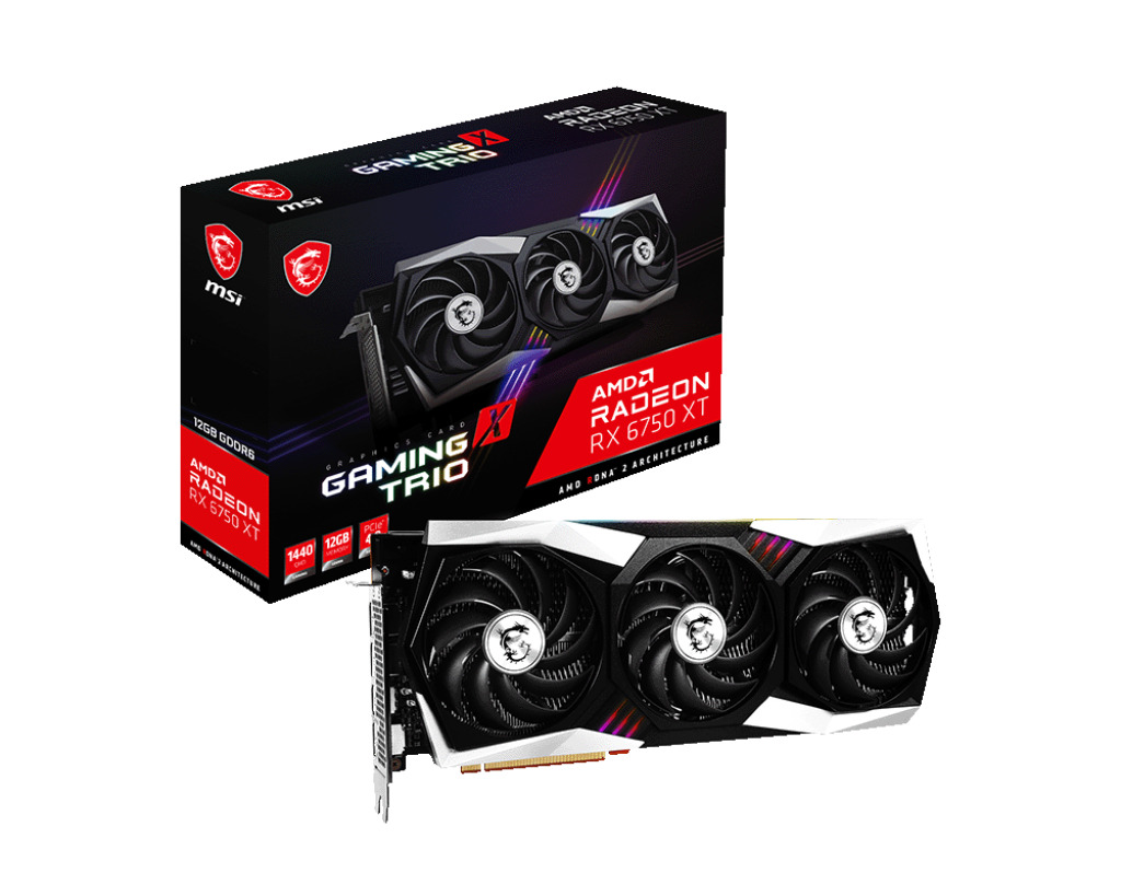 

Видеокарта MSI Radeon RX 6750 XT 12 Б