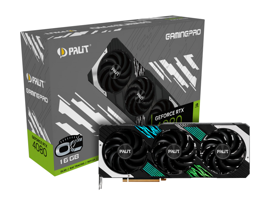 

Видеокарта Palit GeForce RTX 4080 16 Б Retail