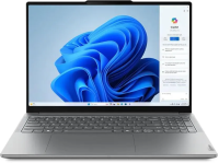 Ноутбук /  Lenovo Yoga Pro 9 16IMH9 16&quot;(3200x2000 mini LED) / Intel Core Ultra 9 185H(2.3Ghz) / 32768Mb / 1024SSDGb / noDVD / Ext:nVidia GeForce RTX4060(8192Mb) / Cam / BT / WiFi / 84WHr / war 1y / 2.05kg / luna grey / Win11Home + 170W, RU kbd