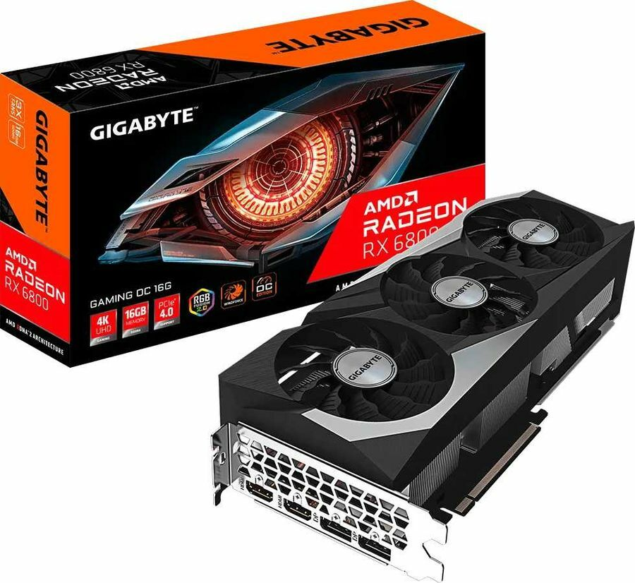 

Видеокарта Gigabyte Radeon RX 6800 16 Б Retail
