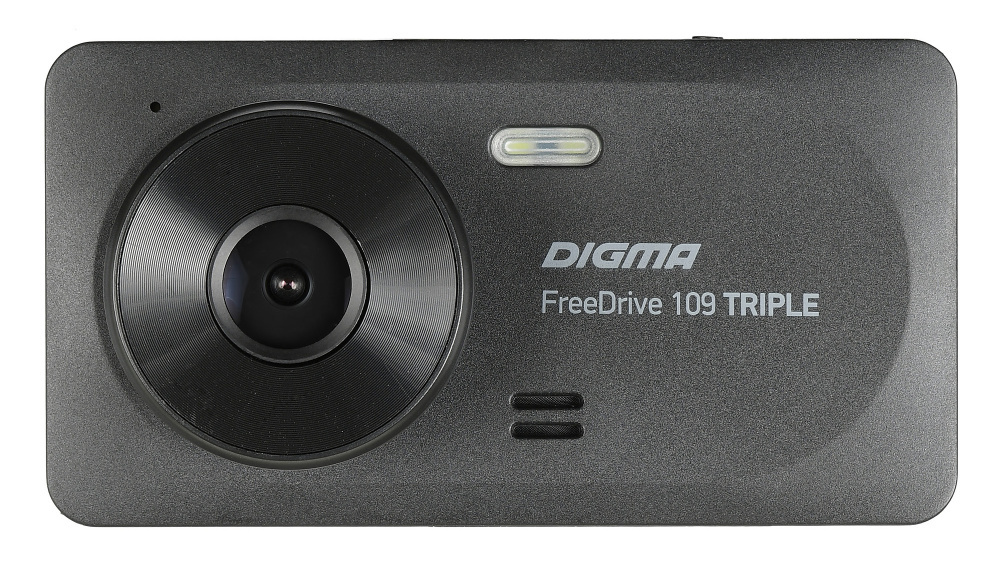 Видеорегистратор Digma FreeDrive 109 TRIPLE черный 1Mpix 1080x1920 1080p 150гр. JL5601 DIGMA - фото 1