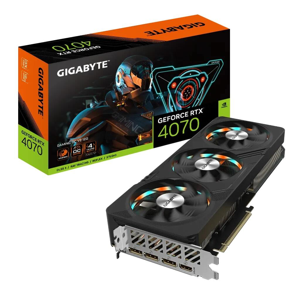  Gigabyte GeForce RTX 4070 12  Retail
