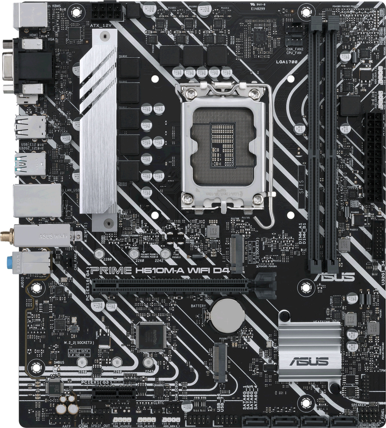 

Материнская плата ASUS Intel H610 PRIME H610M-A WIFI D4