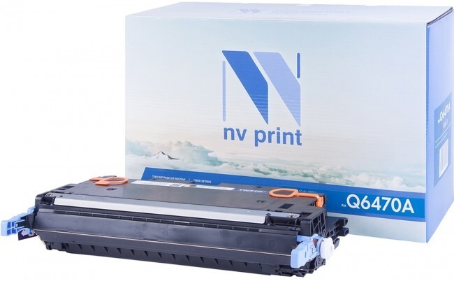 Картридж черный NVPrint Color LaserJet, NV-Q6470ABk