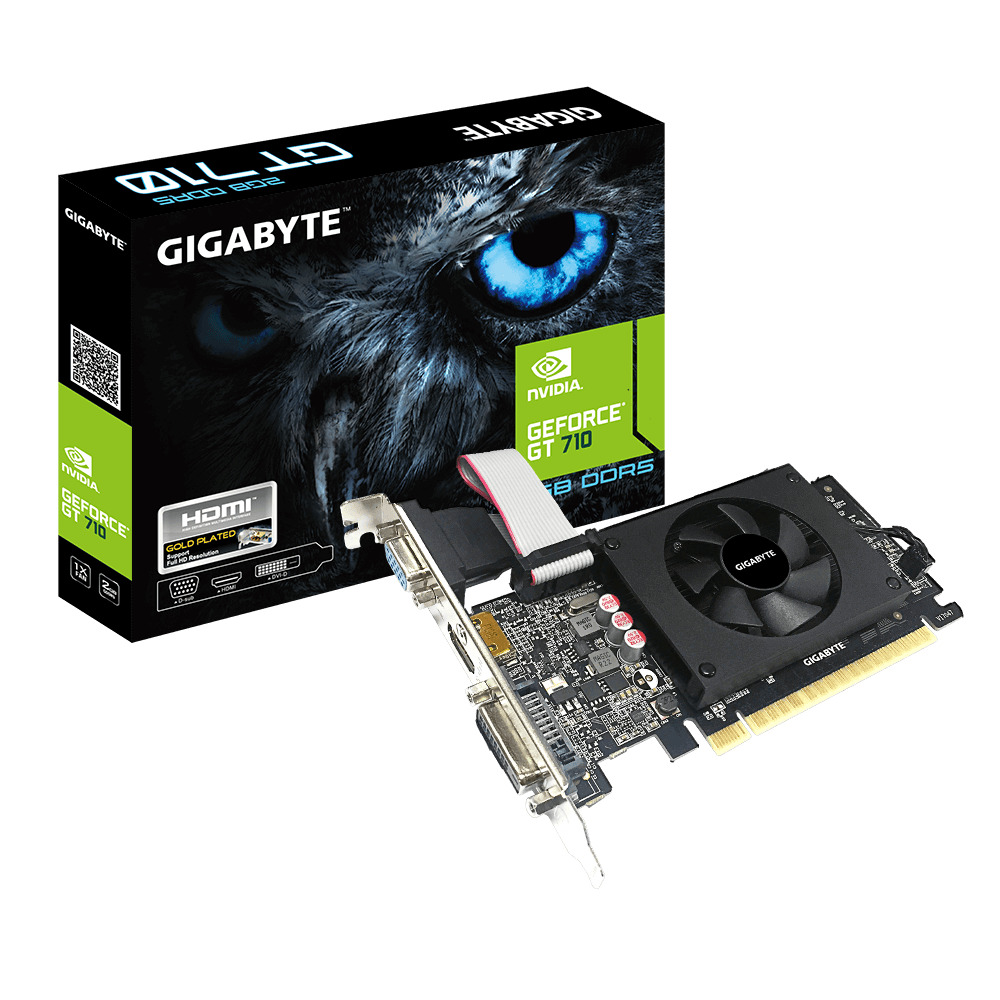 Видеокарта Gigabyte GeForce GT 710 2 Б Retail