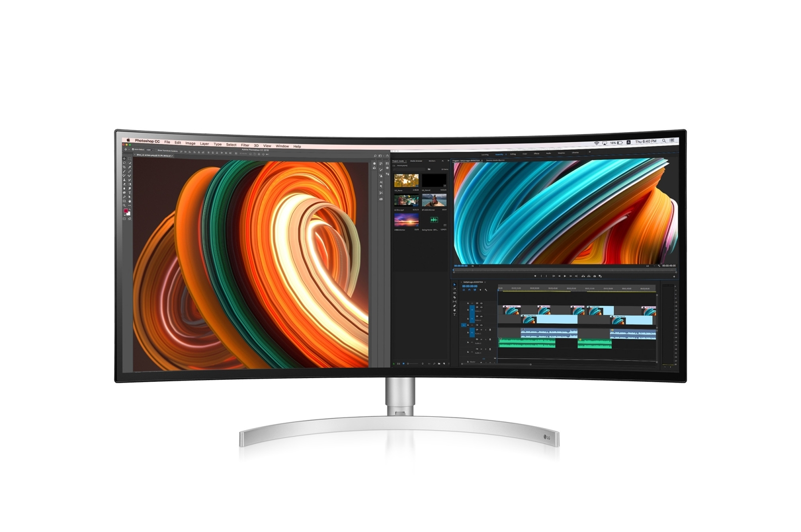 

Монитор LG 34WK95U-W черный