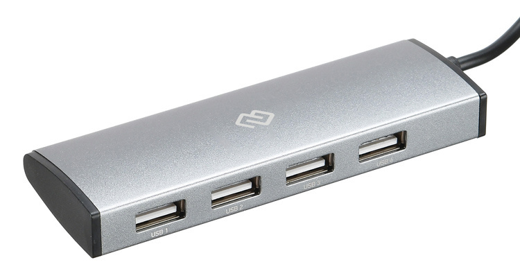 USB-концентратор DIGMA HUB-4U2.0-UC-DS