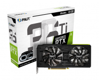 Видеокарта Palit GeForce RTX 3060 Ti 8 ΓБ Retail LHR Видеокарта Palit GeForce RTX 3060 Ti 8 ΓБ Retail LHR