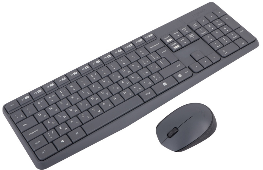 

Клавиатура+мышь Logitech MK235 920-007948, цвет черный