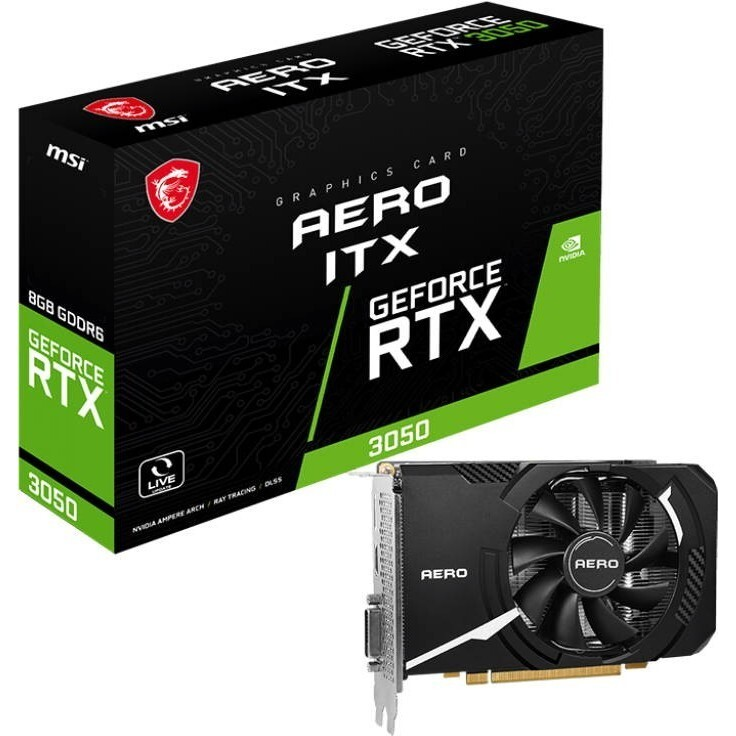 

Видеокарта MSI GeForce RTX 3050 8 Б Retail