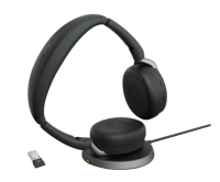 Bluetooth-гарнитура Jabra Evolve2 65 Flex Link380a MS Stereo WLC, цвет черный