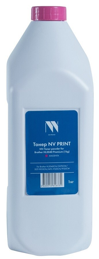Тонер пурпурный NVPrint для Brother, NV-HL3040-PR-1KGM