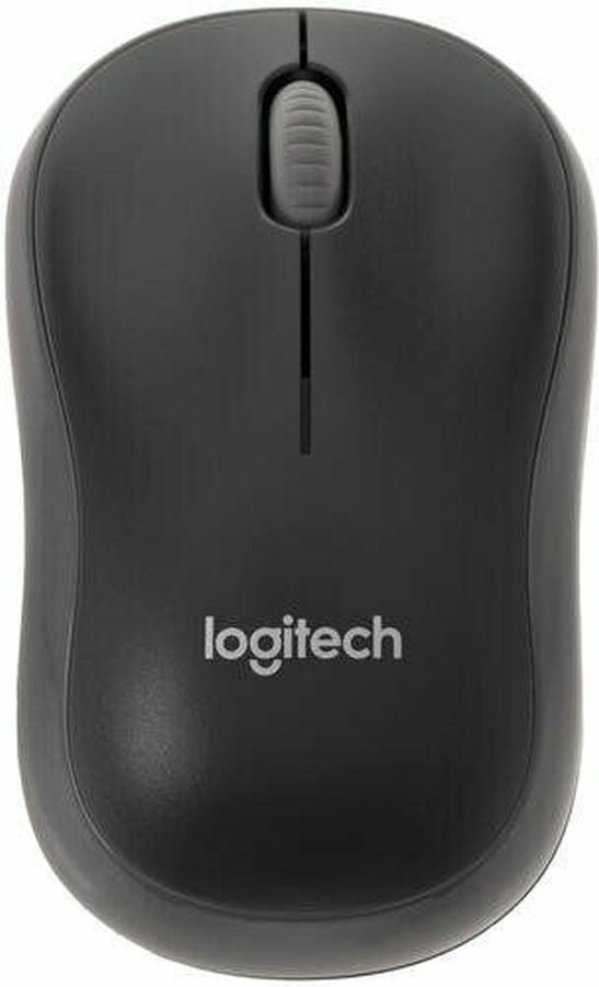 Мышь Logitech M186 черный/серый оптическая (1000dpi) беспроводная USB2.0 (2but) Logitech - фото 1