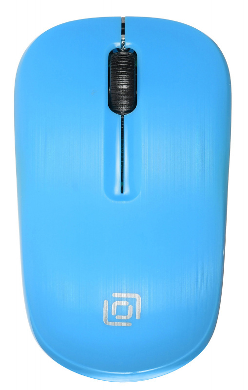 Мышь Oklick 525MW 1090724, цвет голубой