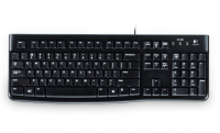 Logitech Keyboard K120, USB, black, Rus / Eng, [920-002522]