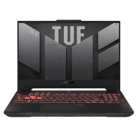 Ноутбук / ASUS TUF F15 FX507VU-LP201 15.6"(1920x1080 (матовый, 144Hz) IPS) / Intel Core i7 13620H(2.4Ghz) / 16384Mb / 512PCISSDGb / noDVD / Ext:nVidia GeForce RTX4050(6144Mb) / Cam / BT / WiFi / 90WHr / war 1y / 2.2kg / Mecha Gray / DOS