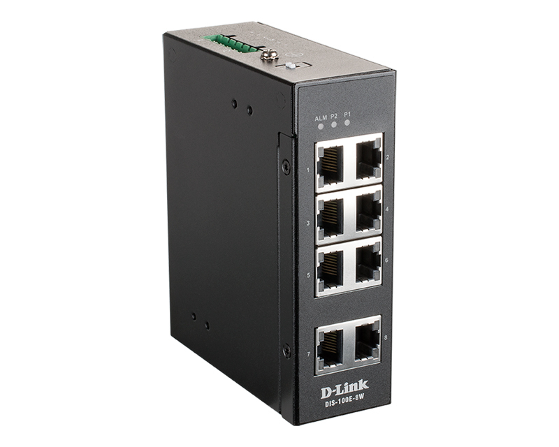 

Коммутатор D-LINK DIS-100E-8W