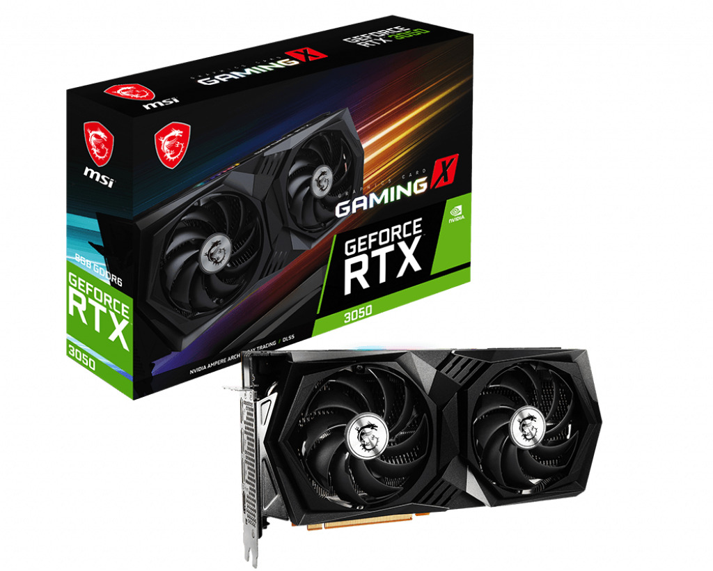 

Видеокарта MSI GeForce RTX 3050 8 Б Retail