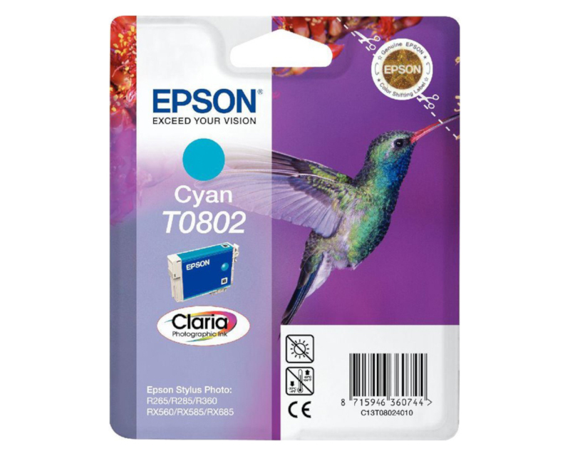 Картридж голубой Epson C13T08024011