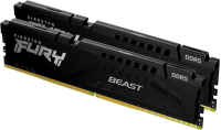 Оперативная память Kingston FURY Beast Black XMP 16GB 6000MT / s DDR5 CL30 (Kit of 2), KF560C30BBK2-16, RTL