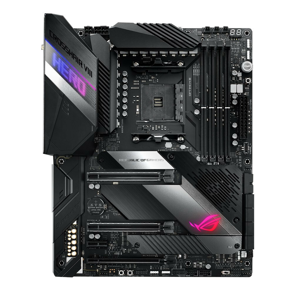 

Материнская плата ASUS AMD X570 ROG CROSSHAIR VIII HERO(WI-FI)